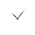 OMEGA 1000 COPPIA LANCETTE ( ORE 130, MINUTI 60) NERE SMALTATE