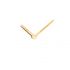 OMEGA 1000 COPPIA LANCETTE ( ORE 130, MINUTI 60) PLACC. ORO