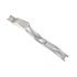 ROLEX CLASP 4-71 IN ACCIAIO 9.3MM, OYSTER LADY VINTAGE ULTIMA MAGLIA MISURA INTERNA MM 8,2
