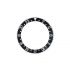 ROLEX GHIERA NERO PER GMT REF. 16750