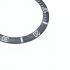 ROLEX INSERTO GHIERA NERO SBIADITO ’’GHOST’’ ’’SERIF’’ PER SUBMARINER REF. 14060