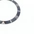 ROLEX INSERTO GHIERA NERO SBIADITO ’’GHOST’’ ’’SERIF’’ PER SUBMARINER REF. 14060