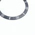 ROLEX INSERTO GHIERA NERO SBIADITO ’’GHOST’’ ’’SERIF’’ PER SUBMARINER REF. 14060