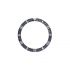 ROLEX 1 INSERTO GHIERA NERO SBIADITO ’’GHOST’’ ’’SERIF’’ PER SUBMARINER REF. 16610