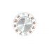 ROLEX QUADRANTE ARGENTEE CONCENTRICO PER AIR-KING 34MM 114200