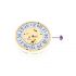 RONDA MOVIMENTO 7003.L ORE MINUTI SECONDI RETROGRADE DAY DATA H12 HT. 7.90MM (SWISS MADE)